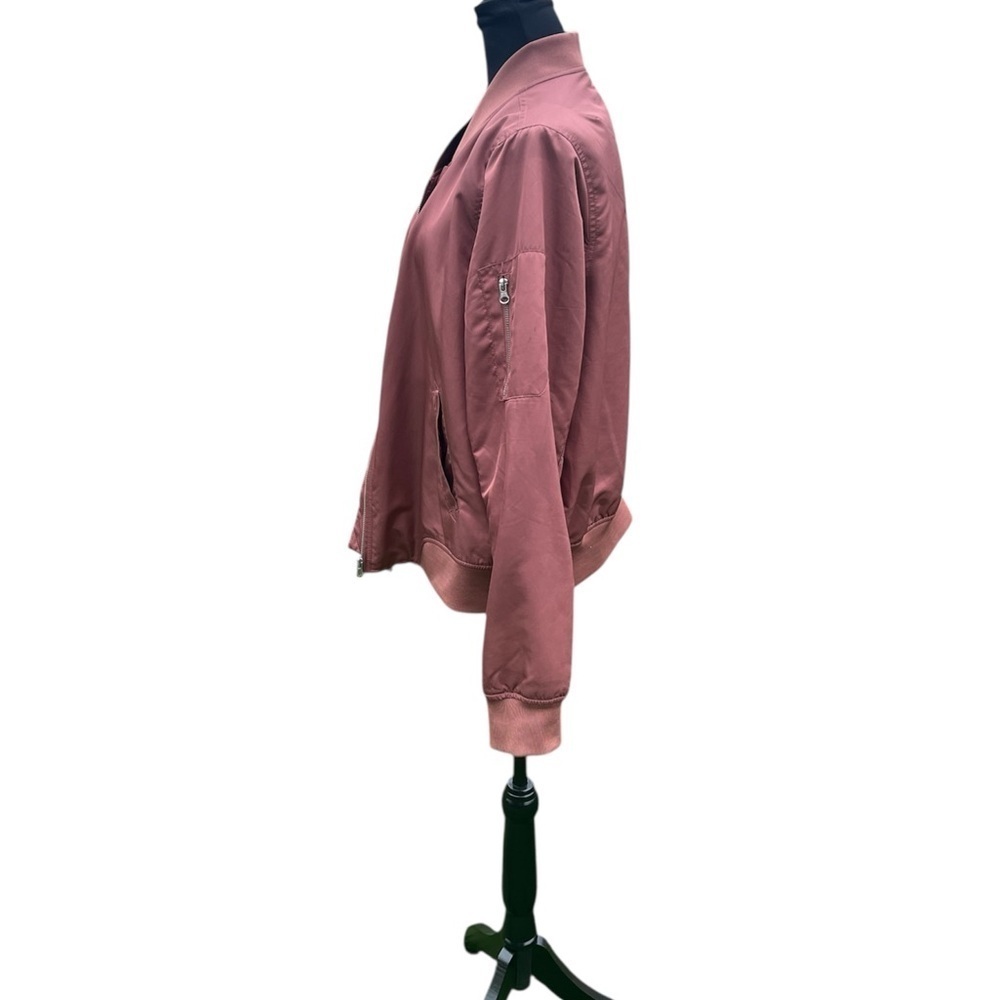 Women's Cinnamon Colored Bomber Jacket buy forever 21 size US 2X - Picture 4 of 5